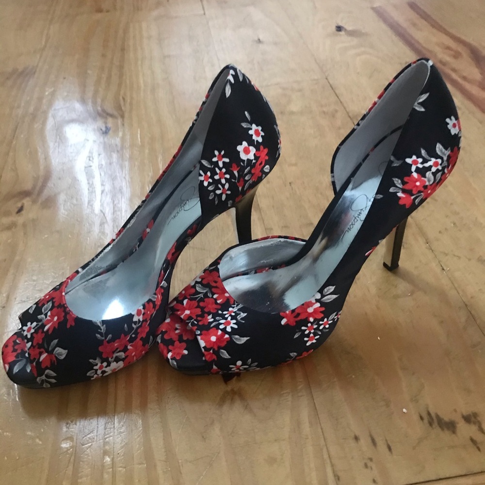 Jessica Simpson Satin Heels